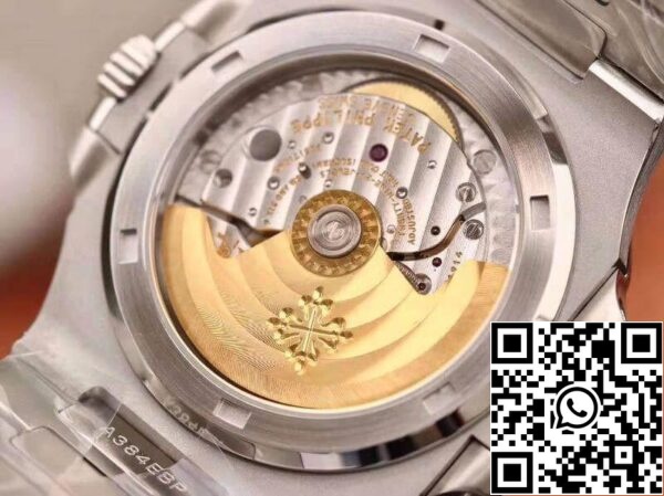 6 323 Patek Philippe Nautilus Jumbo 5711 PF Фабрика 1:1 Най-доброто издание Швейцарска ETA324 Сив текстуриран набиране