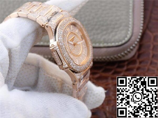 6 334 Patek Philippe Nautilus Jumbo 7021/1R-001 1:1 Best Edition Sveitsin ETA324