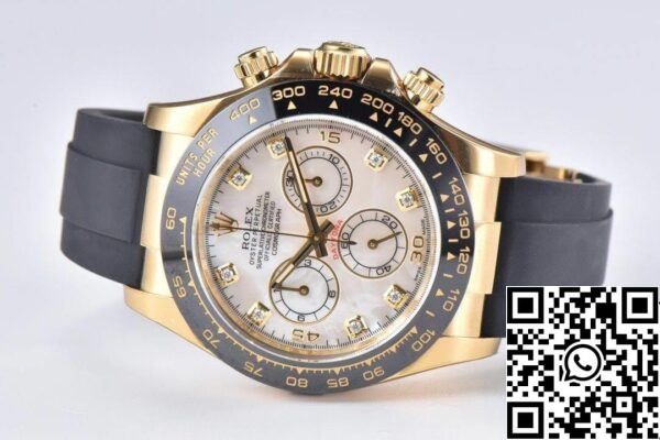 6 33 07f85daa 4000 4af3 87a4 60b56f1cde98 Rolex Cosmograph Daytona 116518LN-0037 1:1 Best Edition Tiszta gyári gyöngyház számlap Gyöngyház számlap