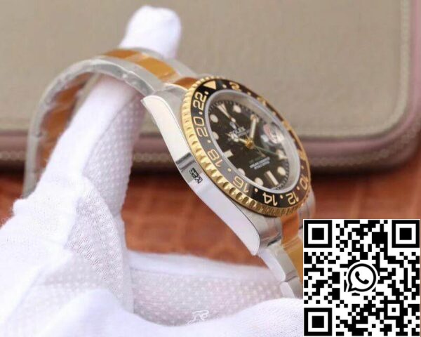 6 33 6c064704 633d 4aad b572 9d1d2bd2e8b5 Rolex GMT Master II 116713 LN 40mm EW Factory 1:1 Best Edition Swiss ETA2836 Pulseira em aço inoxidável de dois tons