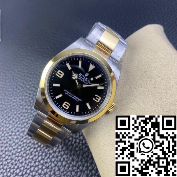 6 33 fe681041 2a2a 4bee a9d8 e62cf2303eec Rolex Explorer M124273-0001 1:1 Best Edition EW Factory Keltainen Kulta