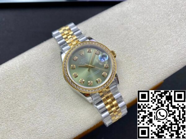 6 34 Rolex Datejust M278383RBR-0030 31MM 1:1 Най-добро издание EW Фабрика Диамантен безел