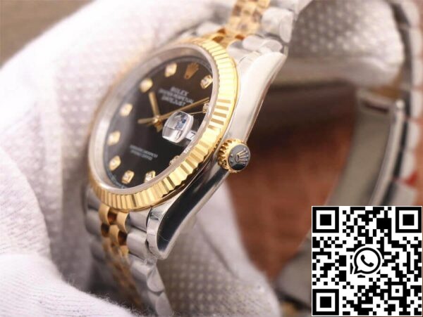 6 34 84df906a f75c 40bb b2a2 7840e338083f Rolex Datejust M126233-0021 1:1 Najboljša izdaja EW Factory Rumeno zlato Črna številčnica