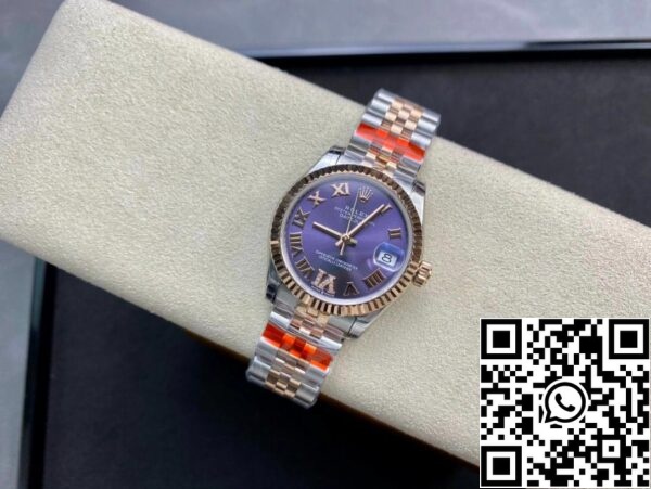 6 35 8d06aec2 0537 4c06 a3c2 af43df284f23 Rolex Datejust M278271-0020 1:1 Najboljša izdaja TW Factory Eggplant Purple Dial