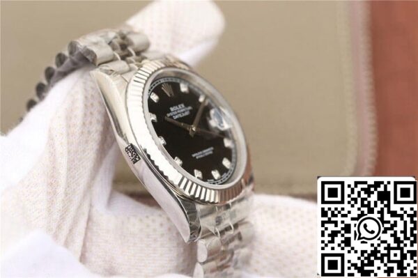 6 37 2f2faadc a7bd 4244 9c44 242246efe735 Rolex Datejust M126334-0012 1:1 Best Edition EW Factory fekete számlap