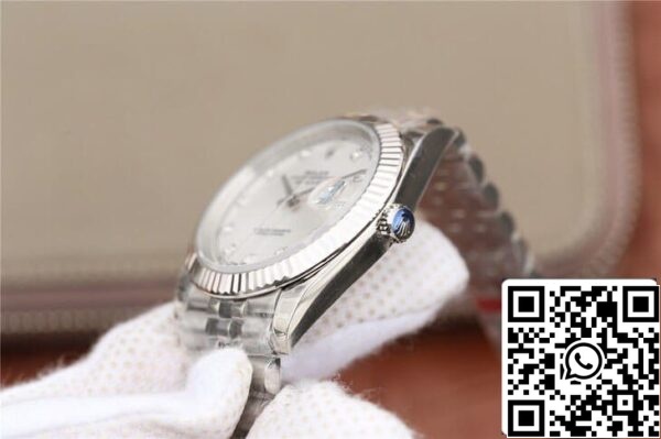 6 38 Rolex Datejust M126331 1:1 Mejor Edición EW Fábrica Esfera Blanca