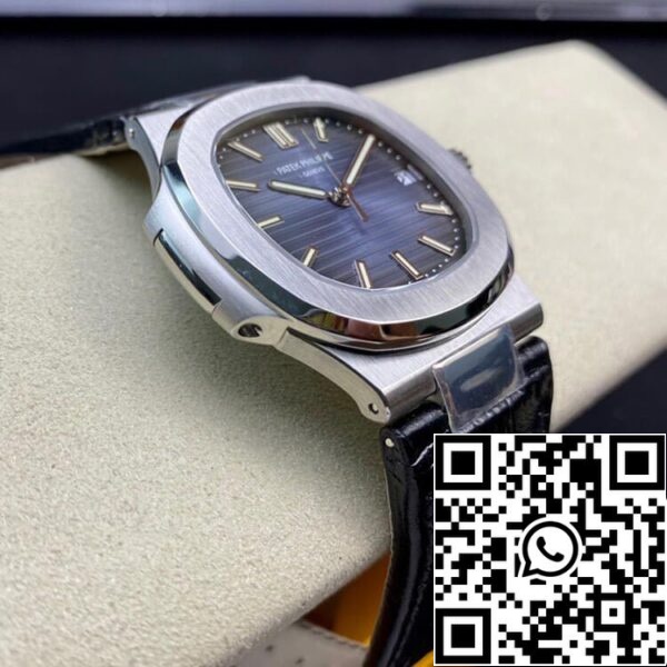 6 38 d47b138b 0023 4bdb 9b6b be170659a3c2 Patek Philippe Nautilus 5711 1:1 Най-добро издание 3K Фабрика Син набиране каишка от кравешка кожа