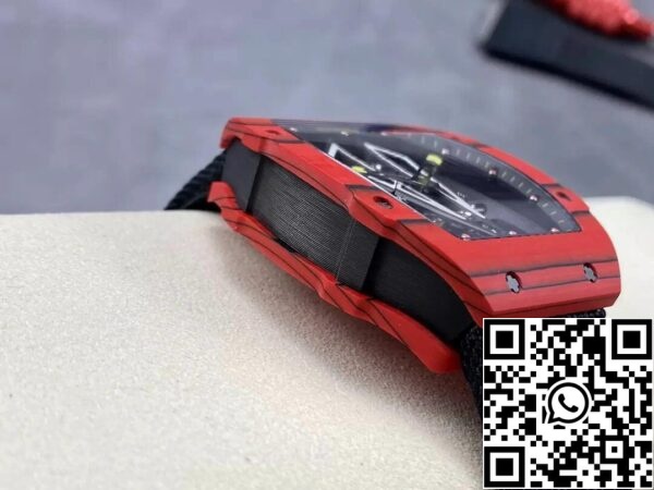 6 38 f2463057 65e6 48e4 a84b 021fa536dfd9 Richard Mille RM27-03 Tourbillon 1:1 Best Edition BBR Factory Red Carbon Fiber Case