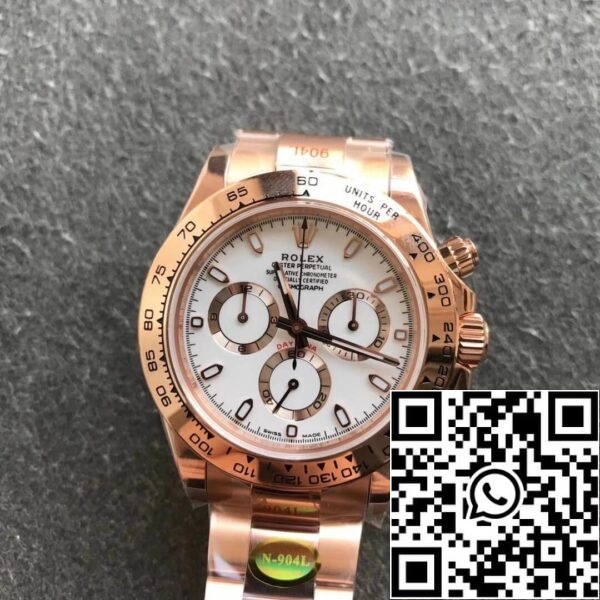 6 3 5f8f9562 dbf3 4dd1 bb78 b3a06c3a79e8 Rolex Daytona m116505-0010 1:1 Best Edition Noob Factory Fehér számlap