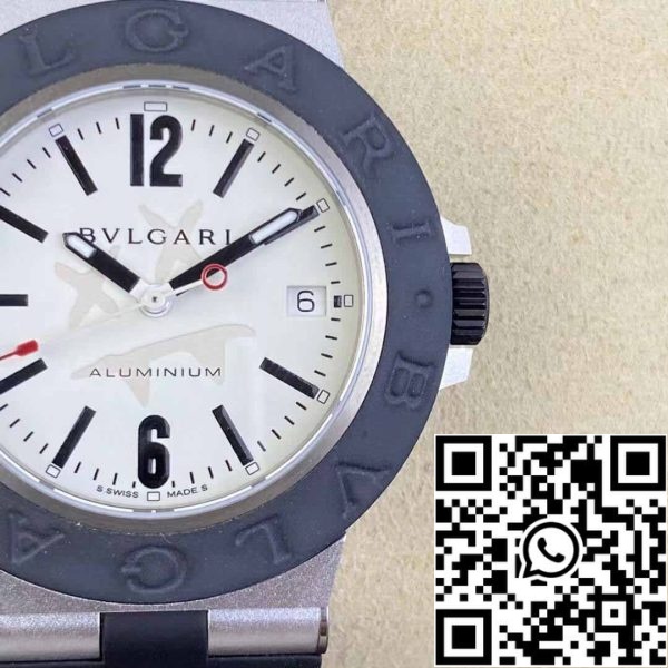 6 40 31286c48 6b2e 449e a527 87deac570cd4 Bvlgari Aluminium Steve Aoki 103539 1:1 Best Edition BV Factory White Dial