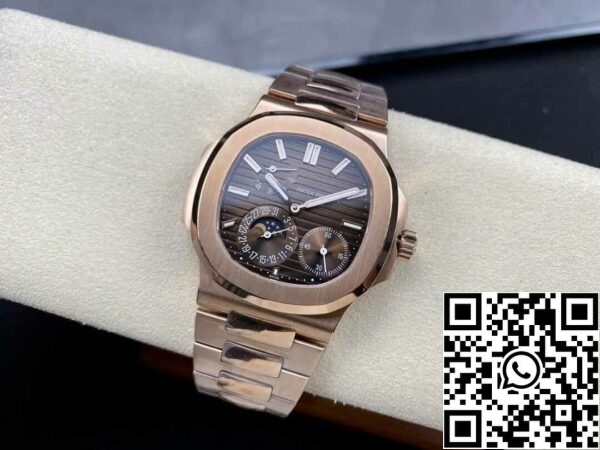 6 41 c3f7ee26 4f9f 4196 82c8 5e4e299e8e36 Patek Philippe Nautilus 5712/1R-001 1:1 Najlepsza edycja GR Factory Różowe złoto