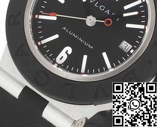 6 41 dfda9ecf 78c2 40b0 93b0 546db474cc16 Bvlgari Aluminium 103445 1:1 Best Edition BV Factory Black Dial