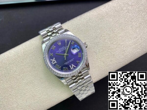 6 42 6 988c8d40 5921 4e55 bcad ba720cd12781 رولكس ديت جست M126284RBR-0013 1:1 Best Edition EW Factory Purple Dial