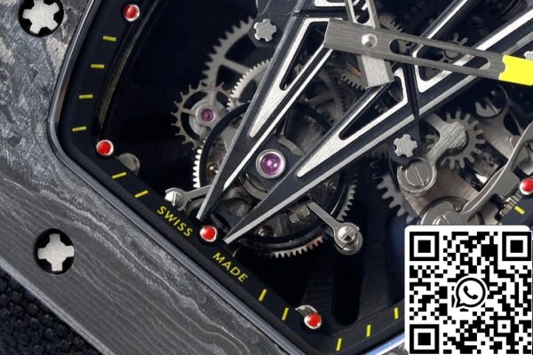 6 44 84a7d922 2fd2 4cd4 b939 5789157e3721 Richard Mille RM27-03 Rafael Nadal Tourbillon 1:1 Best Edition RM Factory Skeleton számlapja