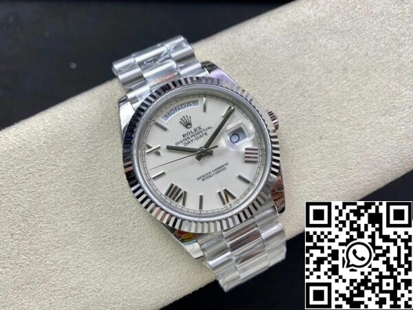 6 46 Rolex Day Date 228239-83419 1:1 Best Edition EW Factory Rozsdamentes acélból készült Rolex Day Date 228239-83419 1:1 Best Edition EW Factory