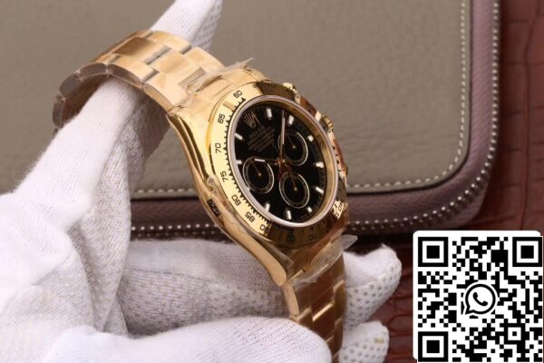 6 46 2047536e a9c5 40ae b9b4 888e56a536eb Rolex Daytona Cosmograph M116508-0004 1:1 Beste Editie JH Fabriek Zwarte Wijzerplaat