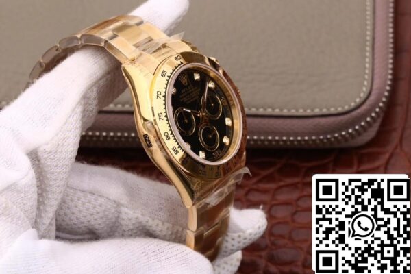 6 47 b1319a3f 0b8b 42d0 a211 977fb8a65ce4 Rolex Daytona Cosmograph M116508-0008 1:1 Best Edition JH Factory Yellow Gold Diamonds Dial