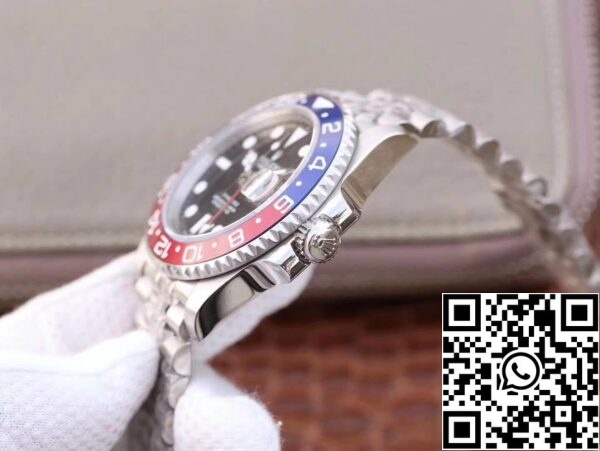 6 49 2d3948ea ea99 40ba 81c1 a799da64cefd Rolex GMT-Master II 126710BLRO GM Factory 1:1 Best Edition svájci ETA2836 fekete számlapos számlapja