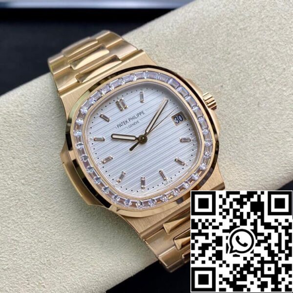 6 4 86e61352 90d6 480f a3f3 287eae666c86 Patek Philippe Nautilus 1:1 Best Edition PPF Factory Rose Gold Mit Diamanten