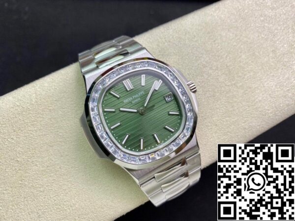 6 4 f5ce4310 5615 41c1 a760 7a520d10ac5c Patek Philippe Nautilus 5711/1300A-001 1:1 Beste Editie 3K Fabrieks Groene Wijzerplaat