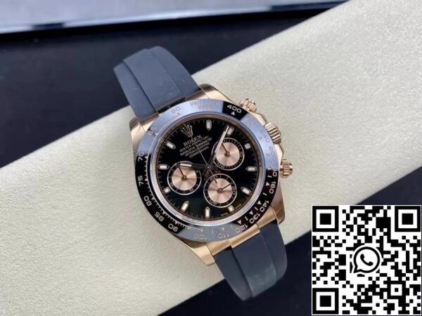 6 50 e7beafd8 3541 4793 8aca 152f1bb1fe85 Rolex Cosmograph Daytona M116515LN-0017 1:1 Najboljša izdaja Čista tovarna Črna številčnica