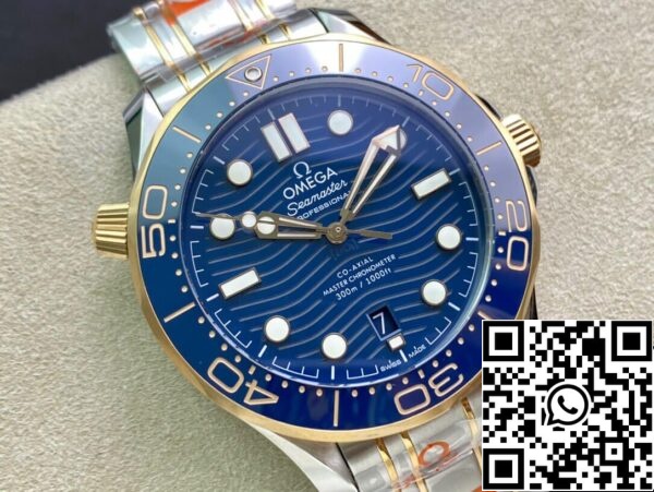 6 52 e26af9f6 88ff 45b1 b55b d3f901df3548 Omega Seamaster Diver 300M 210.20.42.20.03.001 1:1 Najboljša izdaja OR Factory Blue Dial