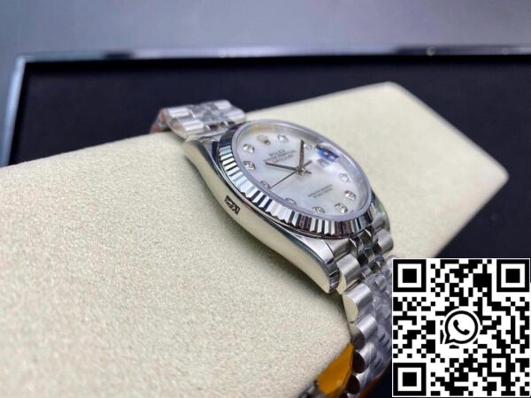 6 53 8def6ec7 026c 41c8 a27e 5ac6df823e9e Rolex Datejust 178384-NG-63160 31MM 1:1 Best Edition EW Factory Sølvfarvet hvid urskive