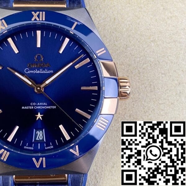 6 55 1933c696 a734 4c13 b299 06bd85223d14 SBF Omega Constellation 131.23.41.21.03.001 1:1 Best Edition VS Factory Blue Dial