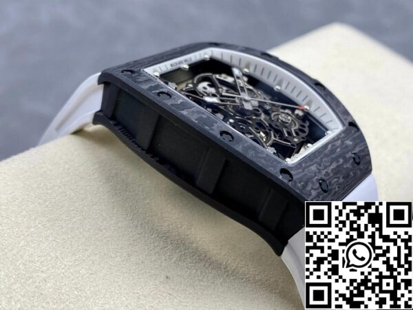 6 55 f0bdbb29 4f56 441c a971 4974f4ce6e88 Richard Mille RM-055 1:1 Best Edition BBR Factory Λευκό λουράκι