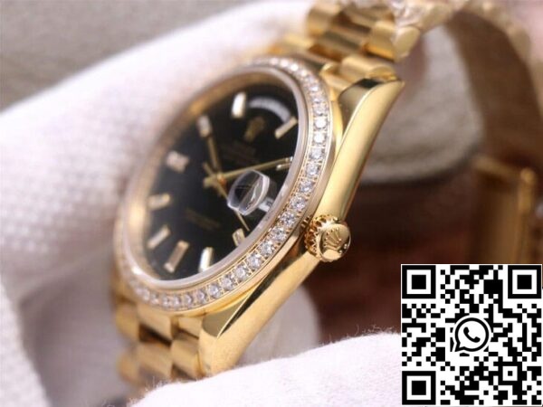 6 56 f0c291b1 b020 4ea4 a7f0 0eac1b2e964c Rolex Day Date M228348RBR-0001 1:1 Best Edition EW Factory Black Dial