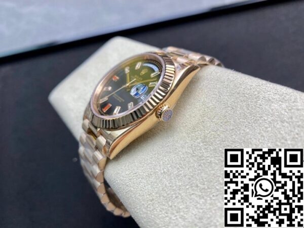 6 57 Rolex Day Date 40MM 1:1 Mejor Edición EW Fábrica Oro Rosa