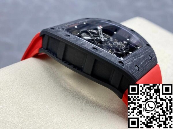 6 57 44821adb e18d 4072 918b 239f4610498e Richard Mille RM-055 1:1 Best Edition BBR Factory Punainen hihna