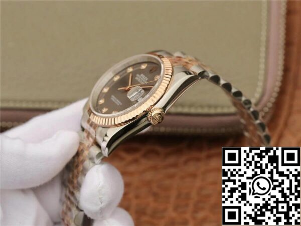 6 57 54555a7a c468 4e63 8d75 21b6249741f9 Rolex Datejust 116231 1:1 Best Edition GM gyári gyémántbetétes számlapja