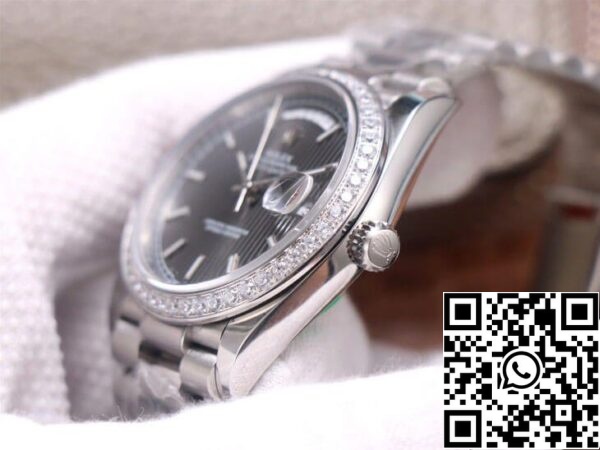 6 58 8efc778e fa0e 4ca0 b8dd 9c68030c18f8 Rolex Day Date M228349RBR-0008 1:1 Best Edition EW Factory szürke számlapja