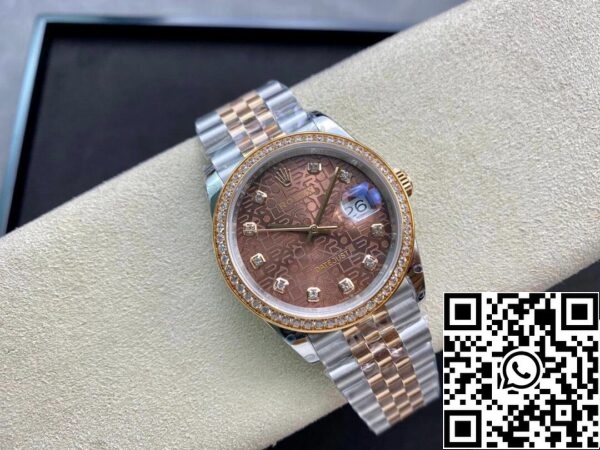 6 58 bca670da 27f9 4c3b 99f9 6bdbdd98031f Rolex Datejust M126281RBR-0013 1:1 Best Edition BP Factory Brown Dial