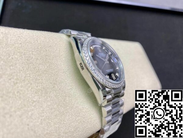 6 59 85f89a7b d7c8 4ef2 b326 4b2286e4aa64 Rolex Day Date 118346 36MM 1:1 Best Edition EW Factory Quadrante Nero