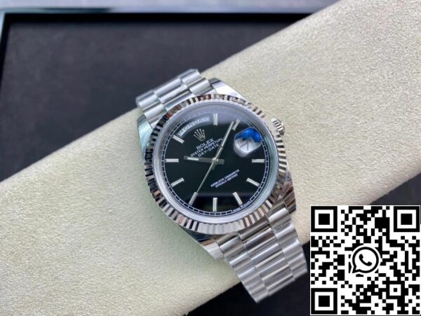 6 60 a9614e50 56d8 4f62 a348 4528c67410c4 Rolex Day Date M228236-0003 1:1 Best Edition EW Fabriek Zwarte Wijzerplaat