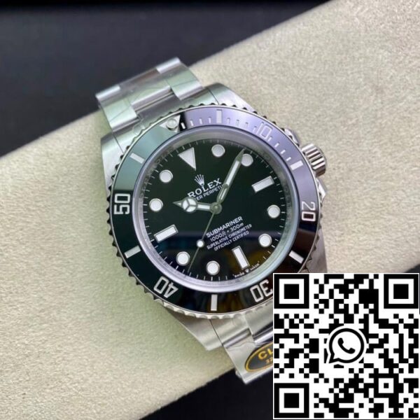 6 61 Rolex Submariner M124060-0001 41MM kein Datum 3230 Uhrwerk Clean Factory Schwarzes Zifferblatt