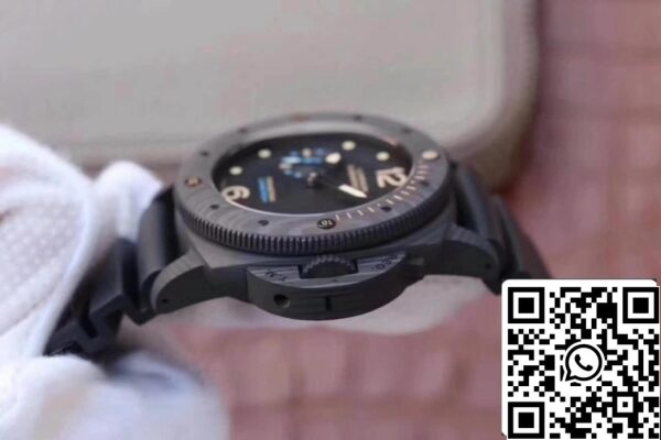 6 613 Panerai Luminor Submersible PAM616 VS Factory 1:1 Best Edition Swiss ETA P9000 Superlumed Black Dia