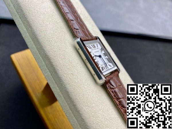 6 61 6e6d7440 8105 4e65 8ab1 4d59bef59ffd Cartier Tank 24MM 1:1 Best Edition K11 Factory Brown Leather Strap