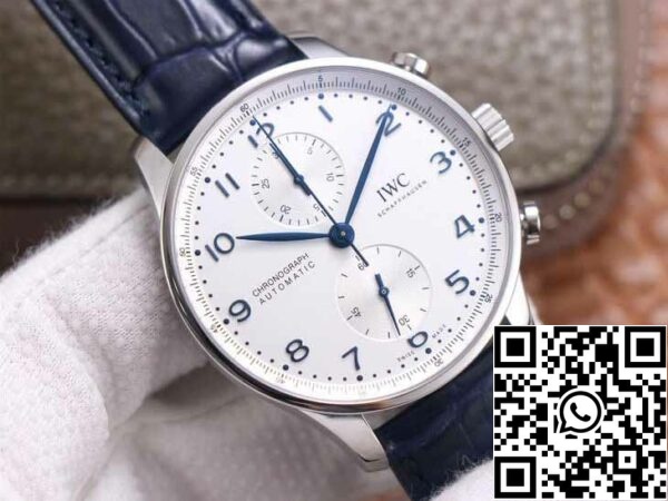 6 62 6771e075 aa61 4bc0 8f52 ced85a939627 IWC Portugieser IW371605 1:1 Mejor Edición ZF Factory Esfera blanca