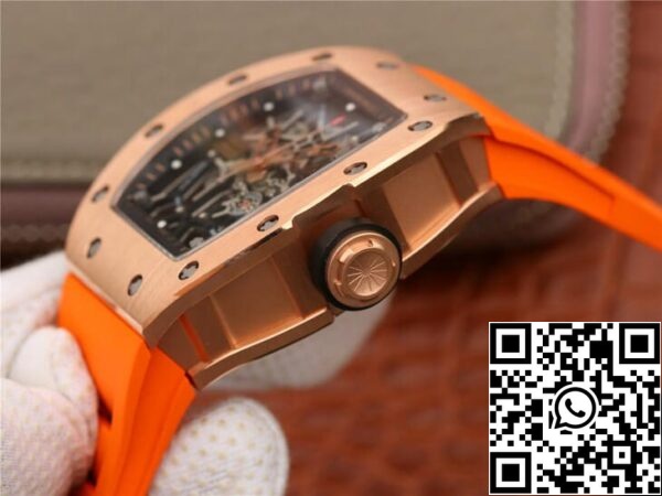 6 63 23aa1ba8 539c 4165 ab6c 0a97398a9fd9 Richard Mille RM035 Americas KV Factory 1:1 Best Edition Orange Strap