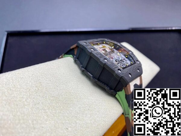 6 65 80be9fd1 47c2 44c2 9ec5 7bdd59ce492e Richard Mille RM-011 1:1 Best Edition KV Factory V2 Carbon Fiber Camo Strap