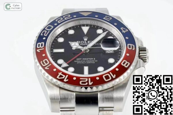 6 67 8738e668 a5d1 40e1 8354 9feb5cc5c7dd Rolex GMT Master II M126710BLRO-0002 1:1 Best Edition C+ Factory Lunetta Rosso Blu