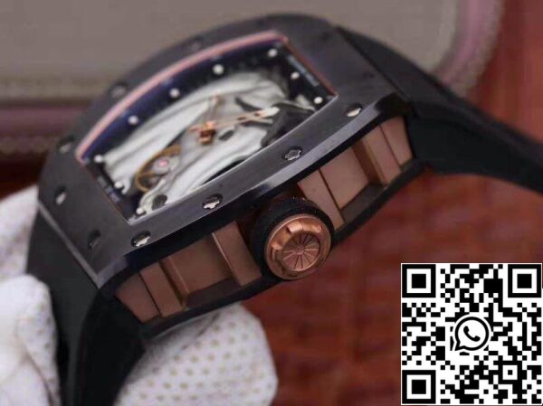 6 684 Richard Mille Polo Club Saint Tropez RM52-02 KV Factory 1:1 Best Edition svájci ETA8215 ezüst ló számlapja