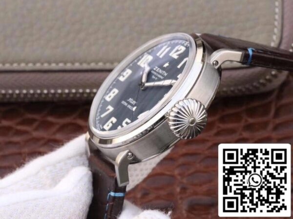 6 698 Zenith Pilot Type 20 Extra Special XF Factory 1:1 Best Edition Swiss ETA2824 Superlumed blå urskive og visere