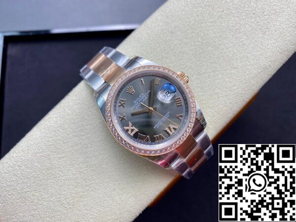 6 70 252ebbf2 b718 433d 9edd c22ea5f16da6 Rolex Datejust M126281RBR-0012 1:1 Beste Editie EW Fabrieks Donkergrijze Wijzerplaat