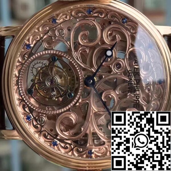 6 70 72fcc0eb 2486 456d b7a8 51dd34aac015 Patek Philippe Tourbillon Saphir 1:1 Best Edition Rose Gold Schweizer Tourbillon