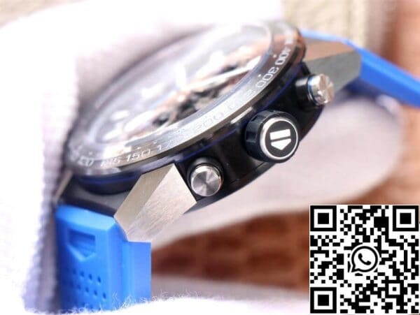 6 70 e9bf2224 3658 4caa b3fc c74cf74785bd TAG Heuer Carrera CAR2A1T.FT6052 1: 1 Najboljša izdaja XF Factory Blue Rubber Strap