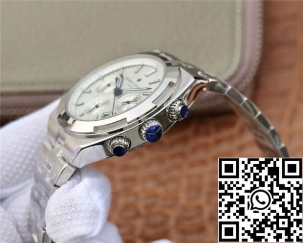 6 72 5dcafbf0 c7b5 44b9 a469 1be17259a855 Vacheron Constantin Overseas 5500V/110A-B075 1:1 Best Edition 8F Factory Silvery White Dial